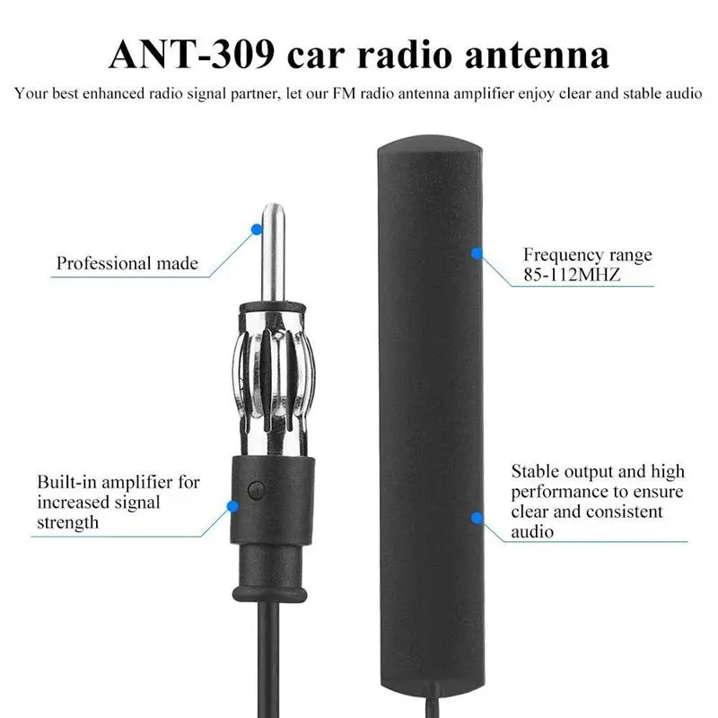 ANT 309 Автомобильная Радио Антенна Универсальная автомобильная fm радио антенна