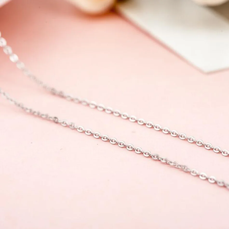 Ожерелье женское подлинное из серебра 100% пробы регулируемое | Украшения и