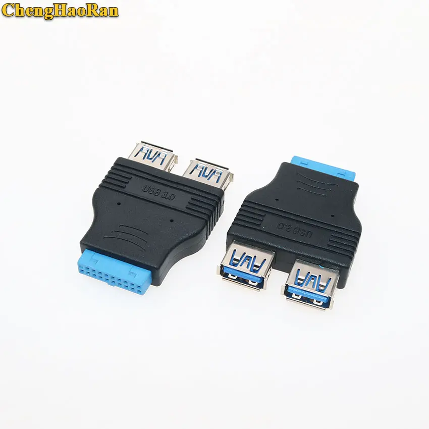 Материнская плата ChengHaoRan 2 порта USB 3 0 A разъем Мама на 20 контактов адаптер