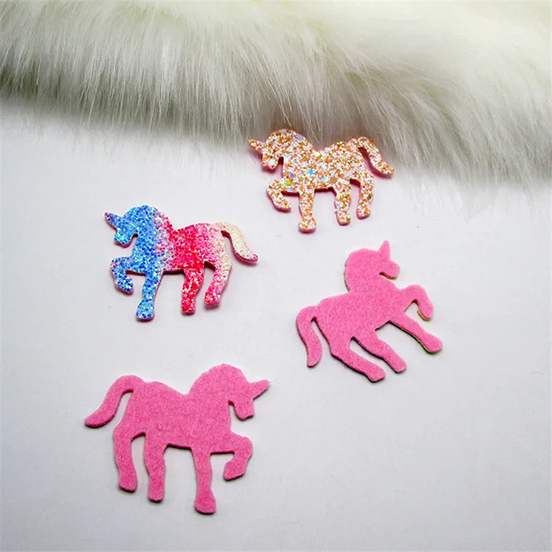 20 шт./лот 6*5 см блестящие лошадиные накладки аппликации для рукоделия одежды