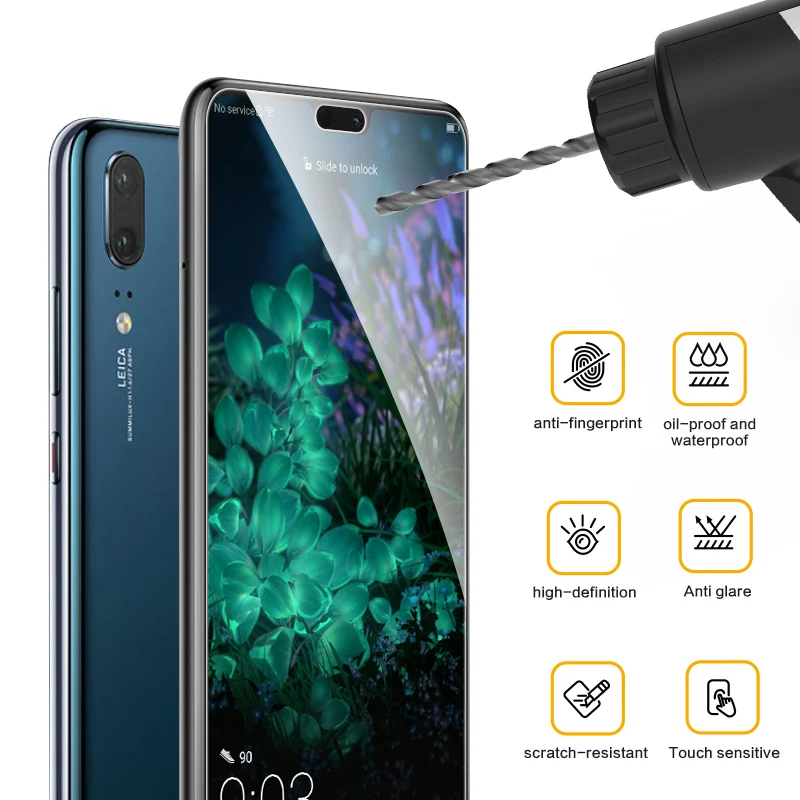 Защитное закаленное стекло SmartDevil для Huawei P20 Pro Защитная пленка с защитой от