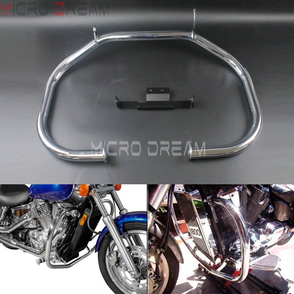Мотоцикл 1,5 дюймов трубка защита двигателя для Honda VTX1800N VTX1800R VTX1800S VTX 1800 S N R 2002-2008 шоссе бампер Крушение Бар