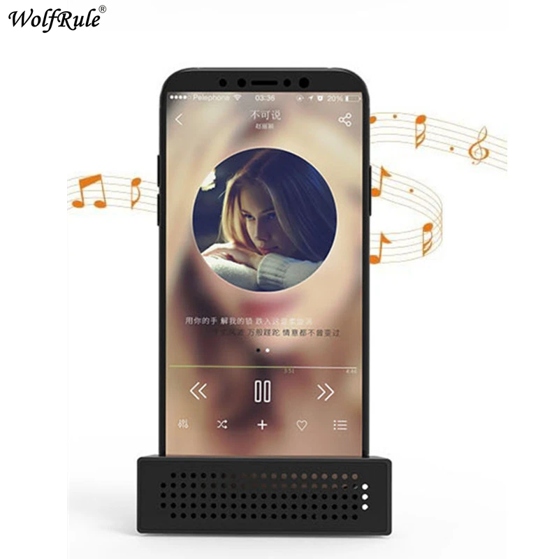 Портативный мини ABS настольный держатель телефона для Xiaomi Redmi 7A 6A 6 8A 8 Телефон Звук