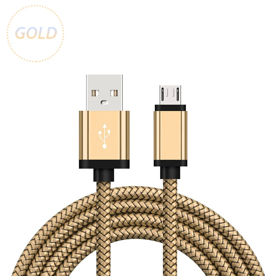 Micro USB Fast Charging Cable For Samsung Galaxy A3/A5/A7 J3/J5/J7 S7 Phone charger 2 MLong Kabel Microusb Short Cord