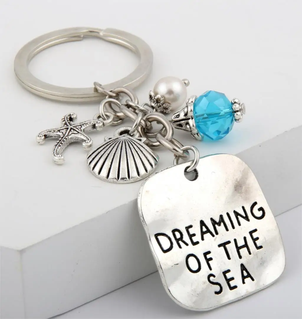 1 шт. ювелирное изделие Dream Of The Sea Starfish брелок для ключей в виде ракушки подвеска