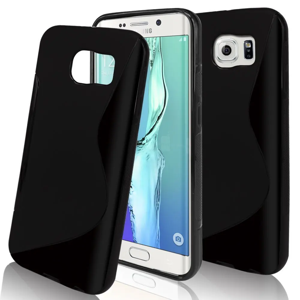 S4 S5 S6 Чехол S-Line Wave мягкий гелевый силиконовый чехол из ТПУ для Samsung Galaxy Mini S7 Edge S8 Plus