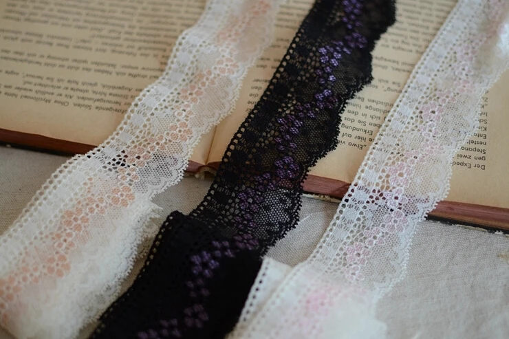 Бесплатная доставка 10 метров 4 см ширина Милая дизайнерская объемная кружевная