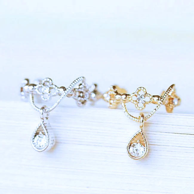 Элегантный зажим для ушей ушной раковины запонки заколка хрящей из горного