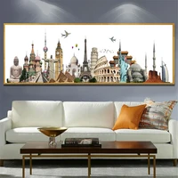 diy diamond painting cross stitch city new york paris london full embroidery square drill mosaic wall stickers home decor gifts