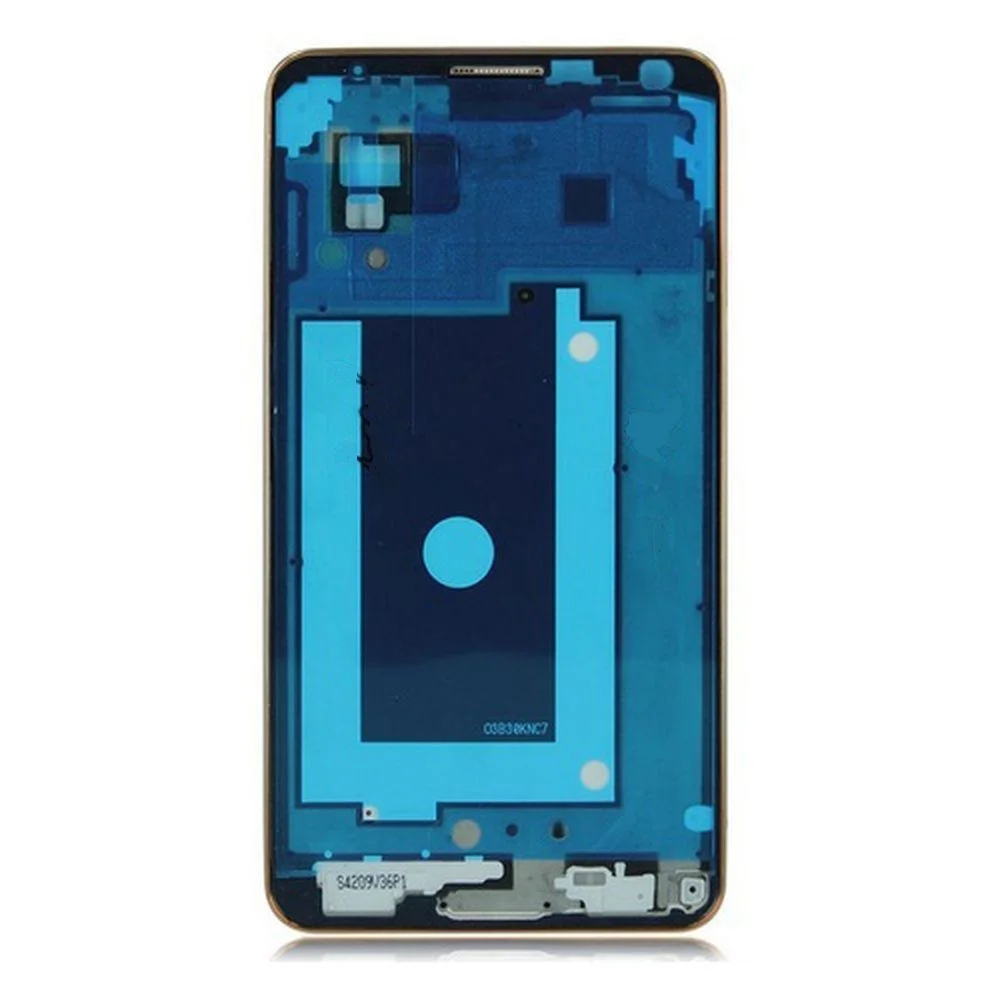 Для Samsung Galaxy Note 3 3G SM N900 серебристый/золотой цвет ЖК Передняя Лицевая панель корпус