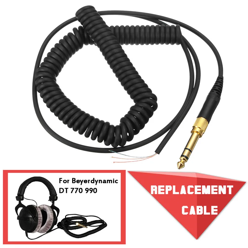 Сменный кабель LEORY для наушников Beyerdynamic DT 770 770Pro 990 990Pro|Аксессуары наушников| |