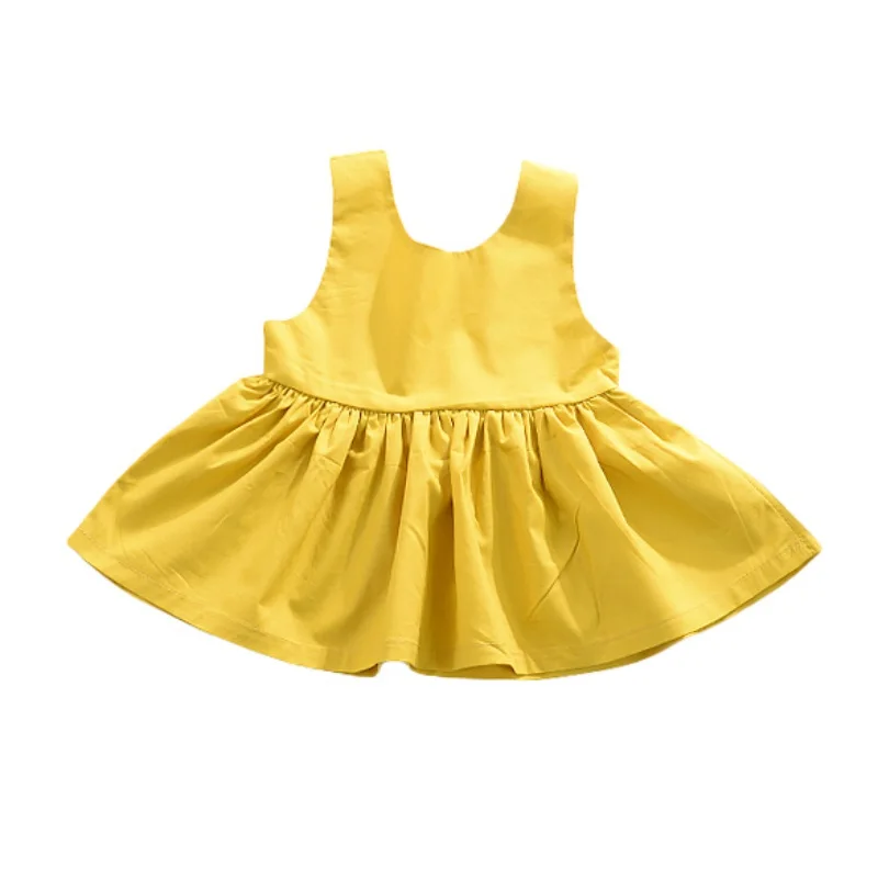 Платье для новорожденных девочек милое летнее хлопковое платье детские платья