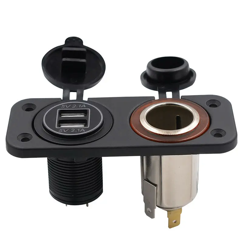 WUPP 5V 2.1A USB Автомобильное зарядное устройство разветвитель гнезда прикуривателя