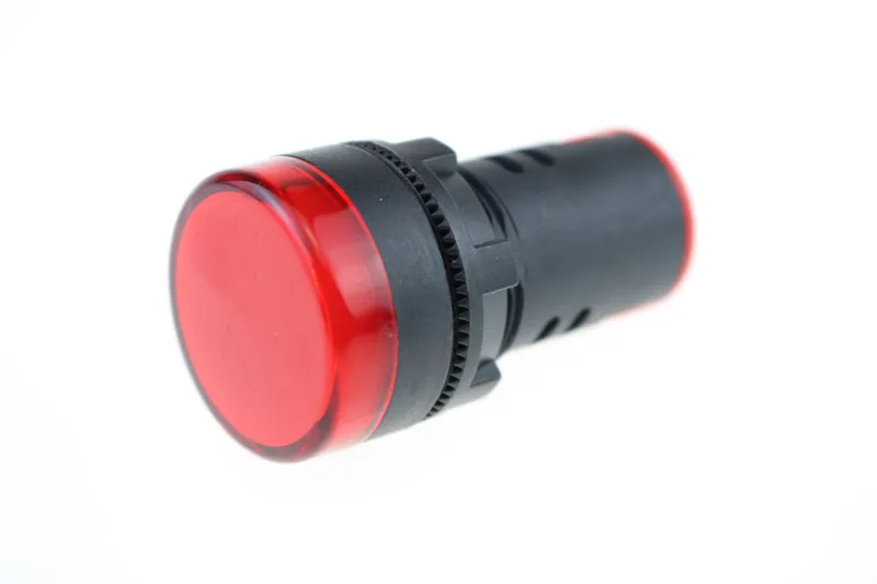 Индикатор AD16-22DS DC 24 V светодиодная сигнальная лампа красный/зеленый/Huang/синий/белый индикатор - Цвет: Красный