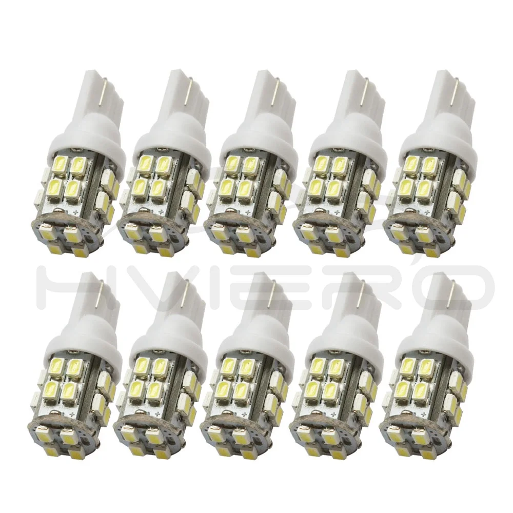 10X T10 1206 20SMD 20 Led белый автомобильный клиновой светильник W5W 194 168 Авто Автомобильный номерной знак габаритный фонарь для чтения грузовик лампа DC 12 В