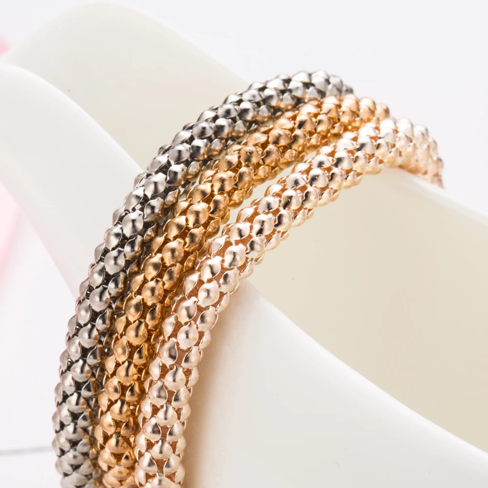 FAMSHIN 3 шт унисекс индивидуальный эластичный кристалл круглая цепочка