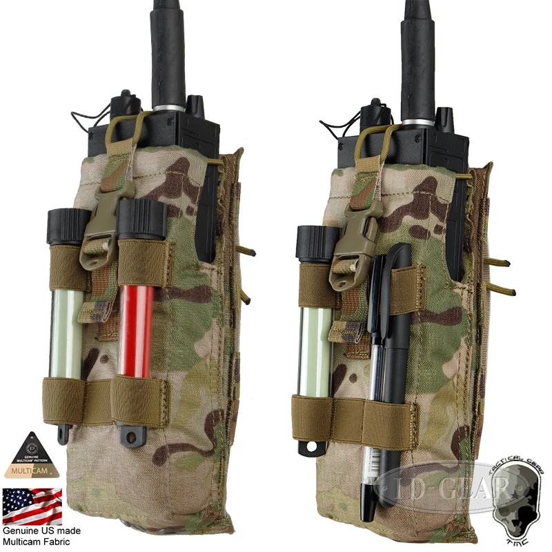 TMC наклон 152 MBTR Радио Чехол Walkie Talkie Чехол Molle Airsoft Wargame Пейнтбол Camo Combat gear TMC2541 мультикам черный
