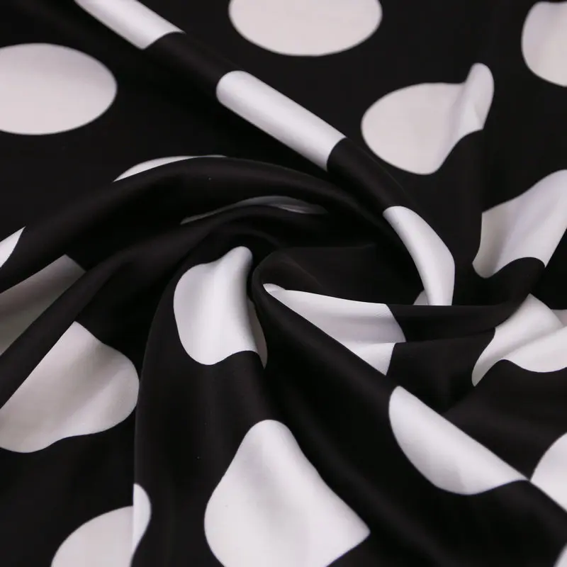 Ткань в горошек 145 см драпировка модная ткань для платьев шарфов лоскутных