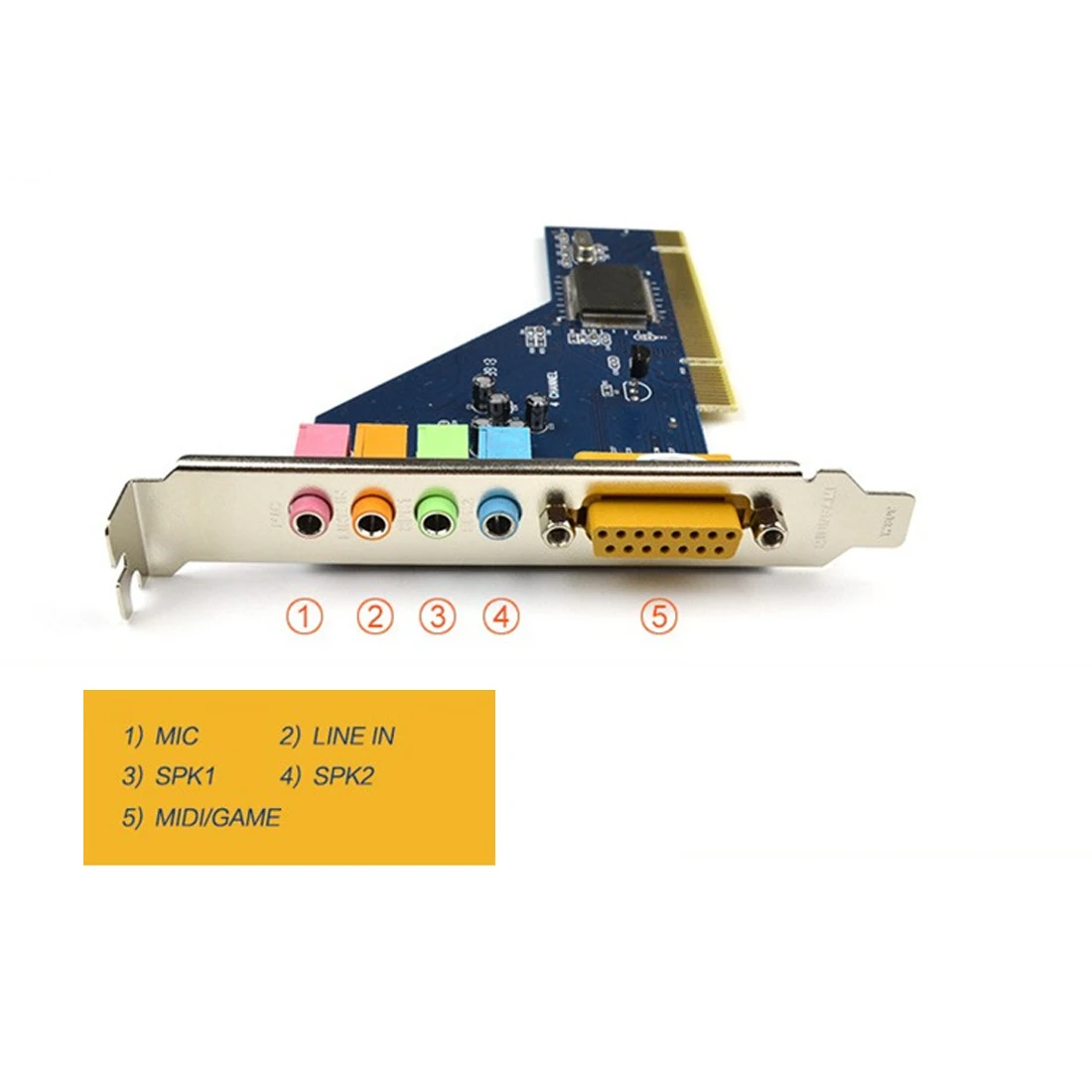 NOYOKERE горячая распродажа высокое качество 4 канала 8738 чип 3D аудио стерео PCI
