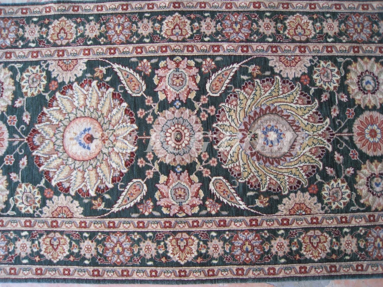 Free shipping 2.5'x10' 160 Line persian woolen carpet hand knotted runner Oriental handmade Persian Rug mixed colors | Дом и сад