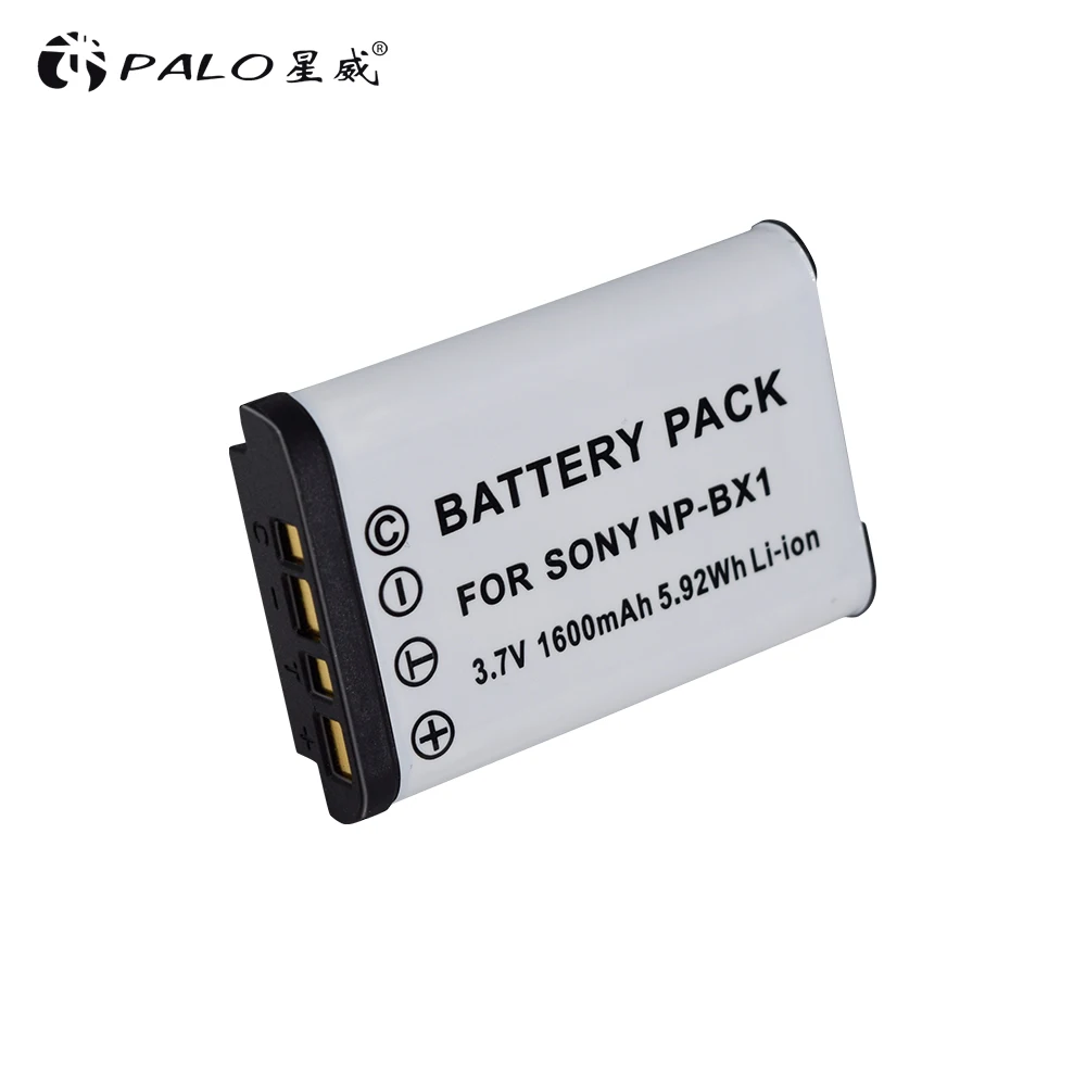 

PALO 1600mAh for sony NP-BX1 Battery RX100 Digital Camera Battery 3.7V Camcorder Sony DSC RX1 RX100 AS100V M3 M2 HX300 HX400