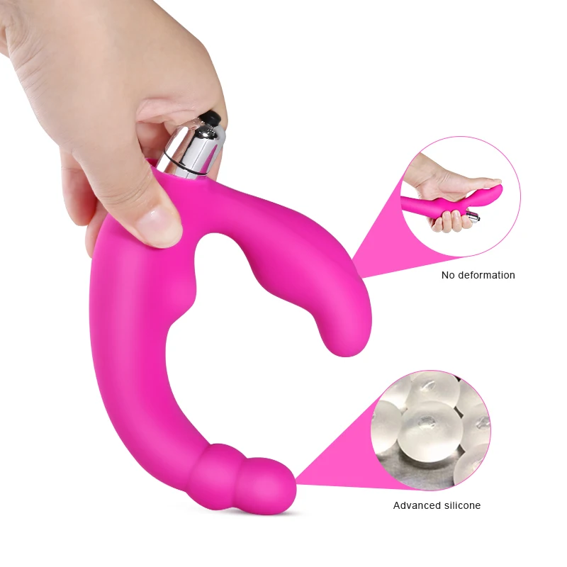 Силиконовые G Spot Вибраторы анальный дилдо вибратор Мужская простата массажер