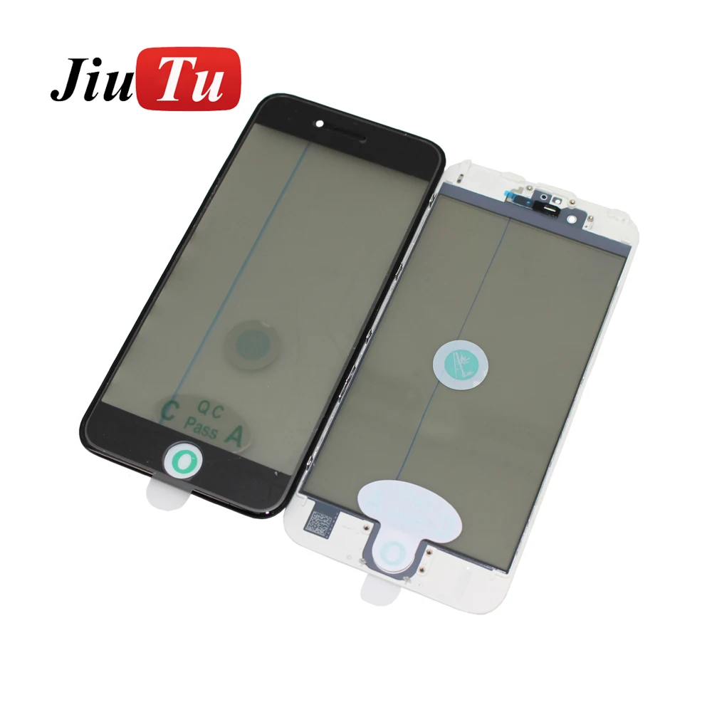 Холодный пресс OEM внешнее стекло со средней рамкой + ОСА поляризатор для iPhone 6/6 S/7