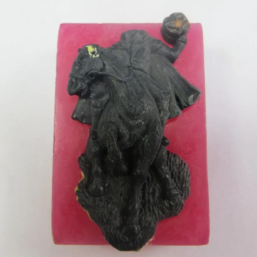 

QT0007 Silicone Mold Halloween horse Silicone Soap Mould Food Grade Silicone mould PRZY free shipping