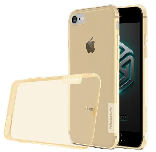 Коричневый Чехол для телефона для iphone 7 Чехол тонкий прозрачный защитный силиконовый из ТПУ pc чехол для iphone 8 чехол s - Цвет: Коричневый