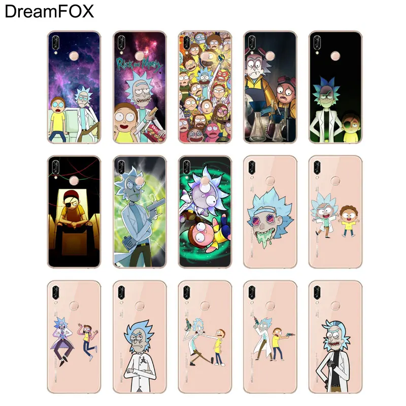 DREAMFOX L600 Rick And Morty Мягкий силиконовый чехол из ТПУ для Huawei Honor 6a 6C 7X9 10 P20 P30 Lite Pro P Smart