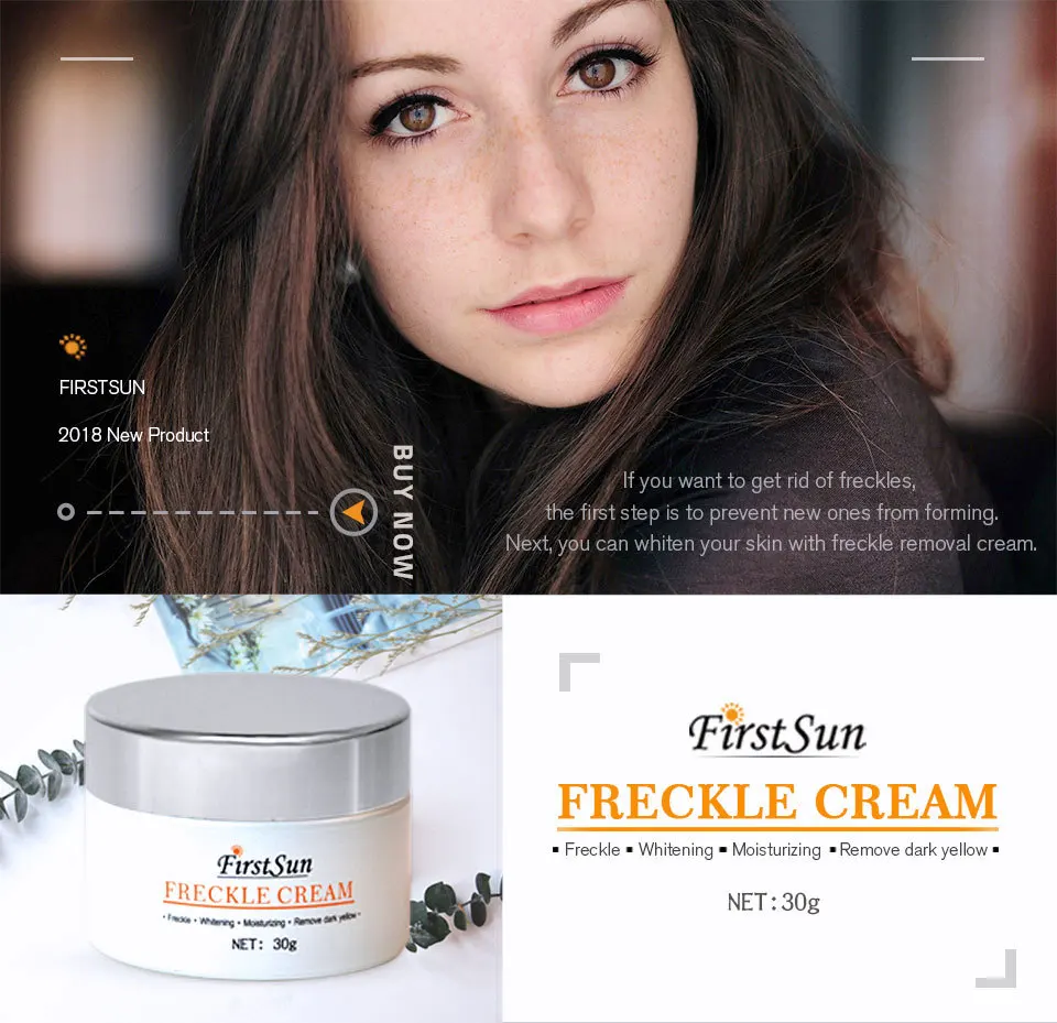 Firstsun сильные эффекты мощный крем для отбеливания веснушек 30 г для удаления меланом акне пятна пигмент меланин крем для лица TSLM1