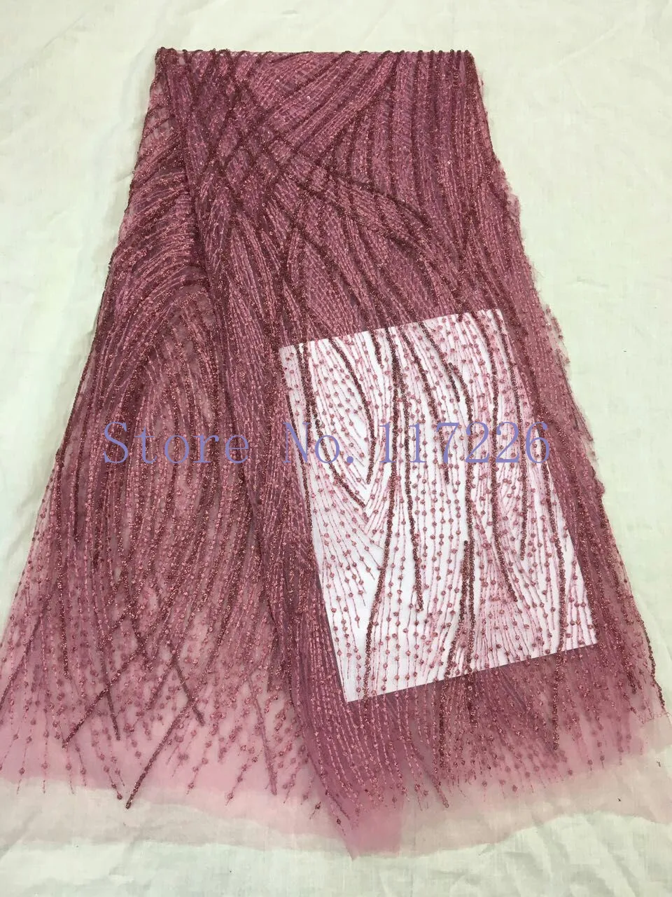 Специальный дизайн искусственная африканская сетка Тюль с вышивкой для