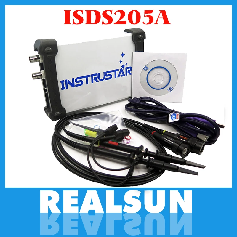 ISDS205A полоса пропускания 20 м Частота дискретизации 48 двухканальный USB Виртуальный