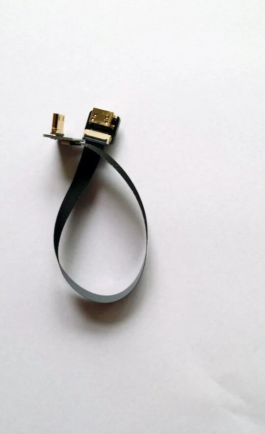 40/50/60/80/100 см ультра тонкий HDMI кабель прямой тип C Mini Female to Male UP угловой 90 градусов