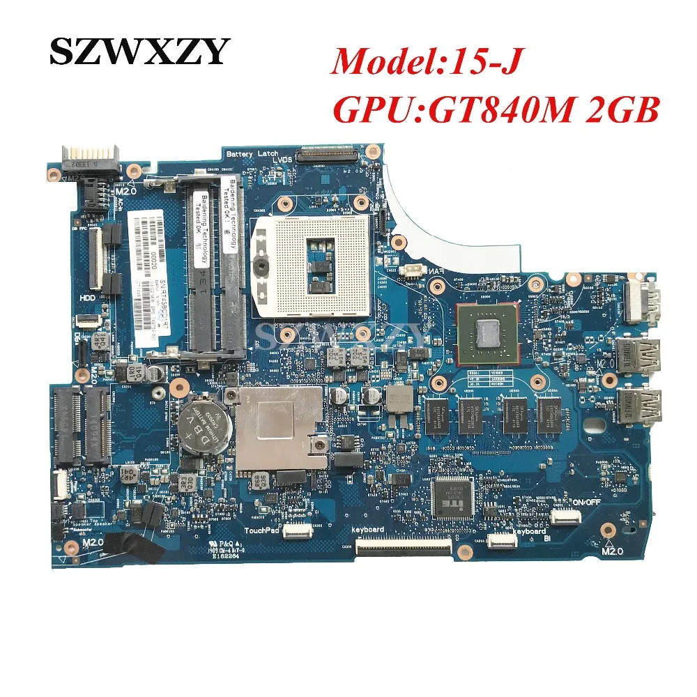 Материнская плата для ноутбука HP 15 J 749752 001 501 6050A2548101 MB A02 GT840M 2 Гб GPU DDR3 не