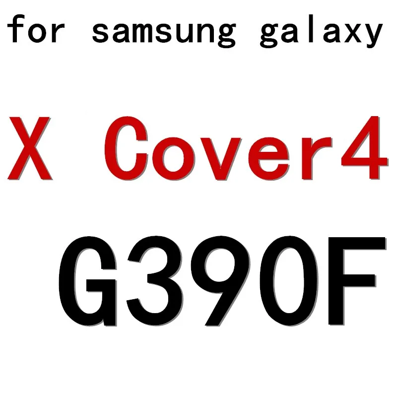 Экран протектор Закаленное Стекло для samsung Galaxy A8 A3 A5 A7 J4 J6 A6 J1 J2 J3 J5 J7 S3 S4 S5 S6 Note 3 4 5 пленка - Цвет: X Cover4 G390F