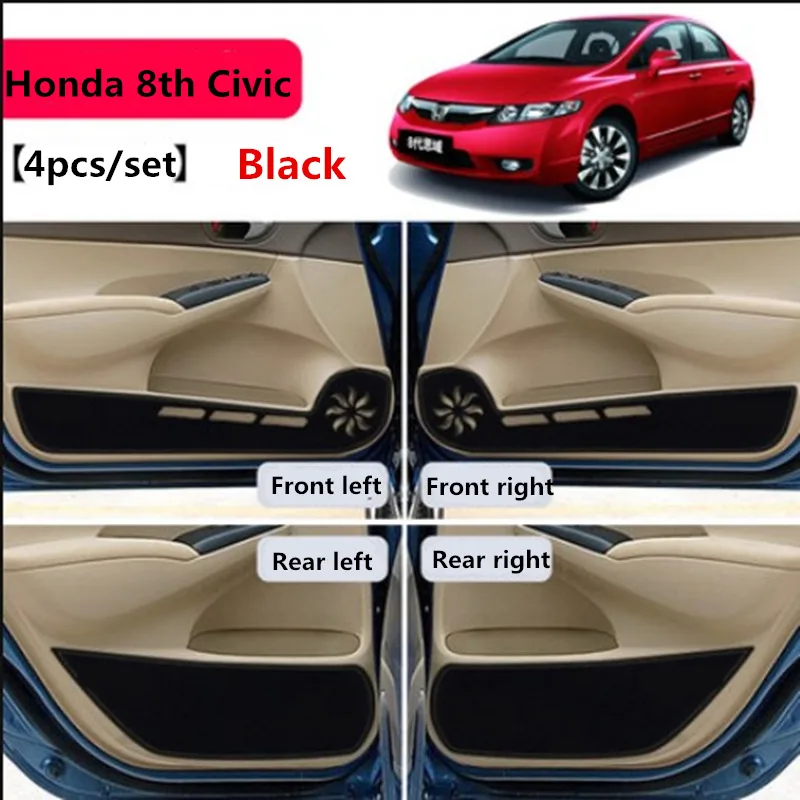 TAIJS противоударный Автомобильный Дверной Коврик для HONDA CIVIC 2006 4 шт./компл.