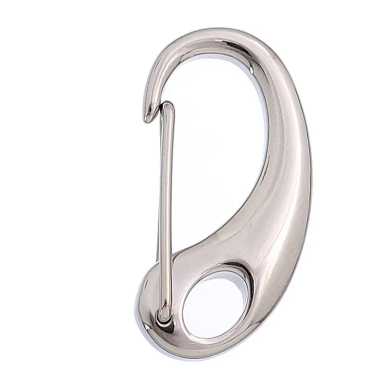 

20Pcs 316L Stainless Steel Pinch Push Lobster Claw Clasp Fermoir Mousqueton Silver Tone 26x12mm