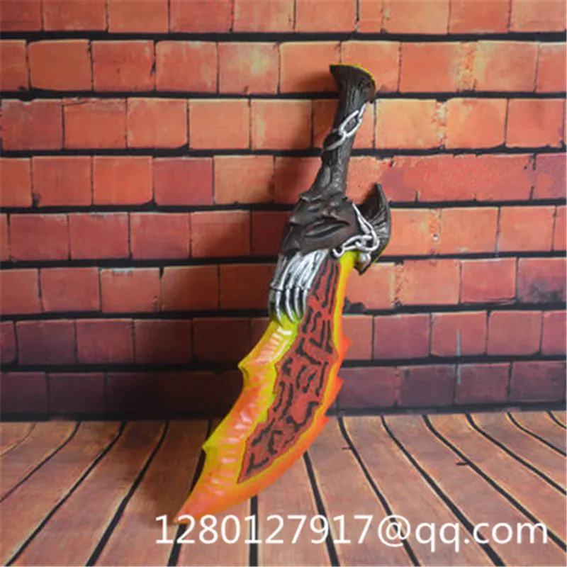 NECA God of War 3 Kratos нож пламя 1:1 COS имитация оружия реквизит PU фигурка Коллекционная