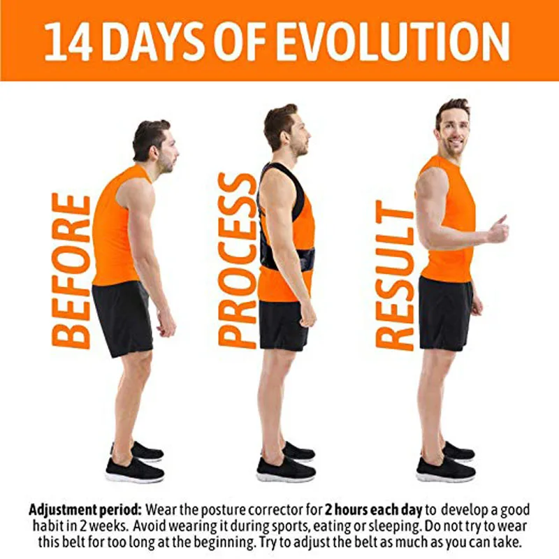 Корректор осанки сколиоза пояс для коррекции Humpback регулируемый комфортный