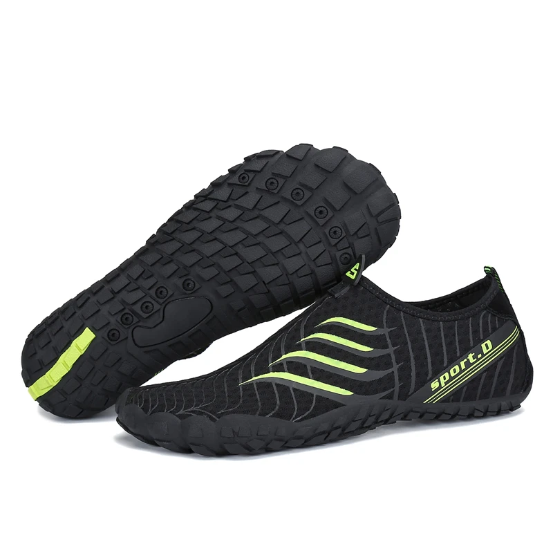 Aqua Shoes/Мужская Летняя обувь без каблука дышащая водонепроницаемая