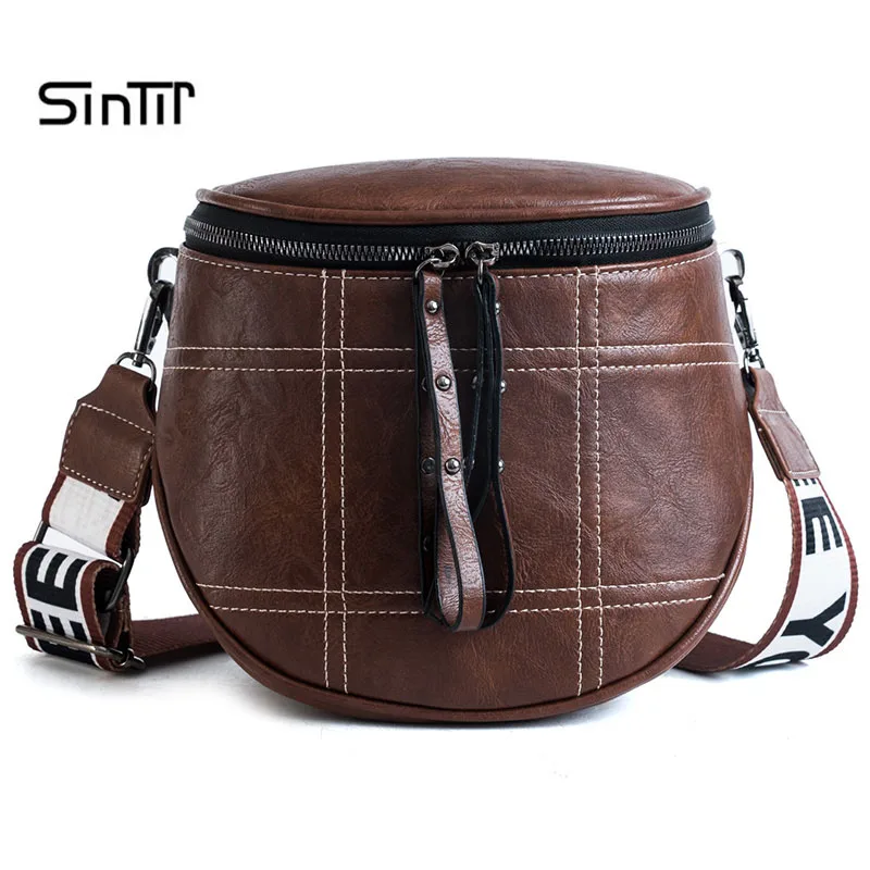 SINTIR лоскутное ведро женская сумка из искусственной кожи Crossbody сумки для Для