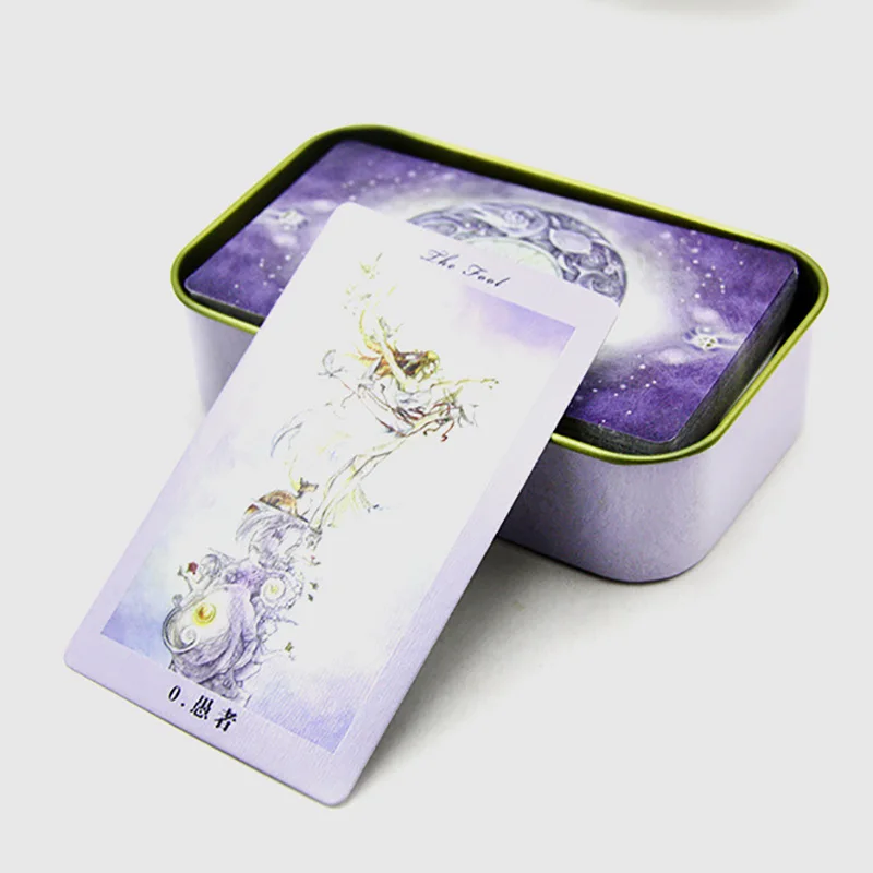 6 видов опций металлическая коробка настольная игра Карты Таро 78 шт./компл. в