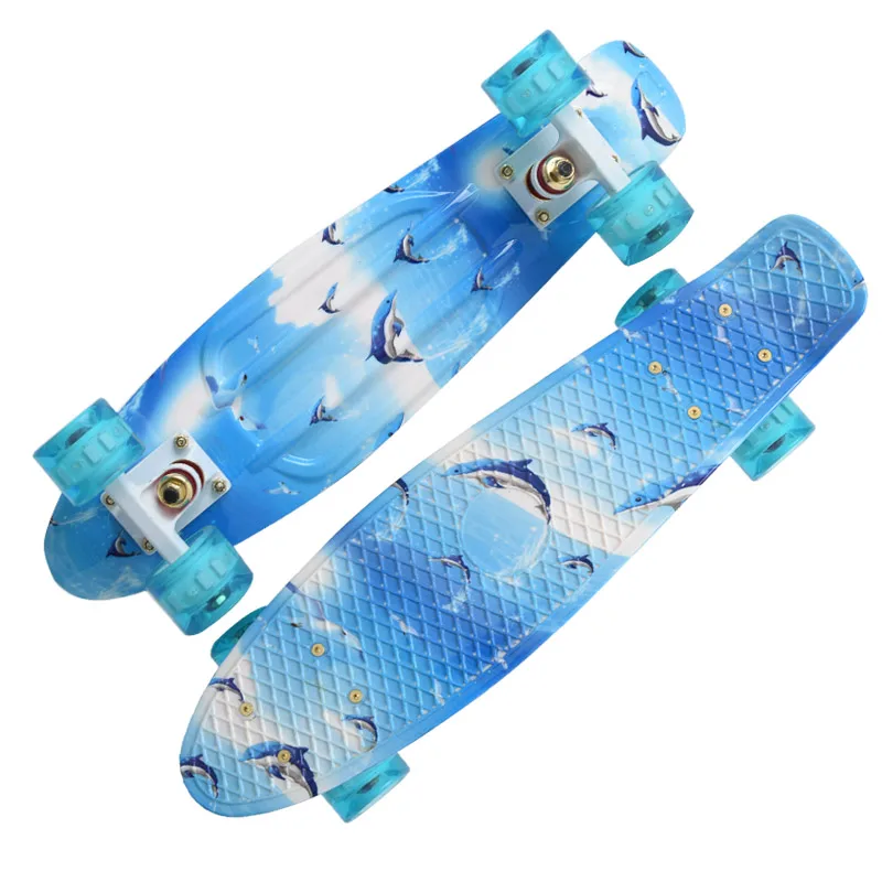 Горячий скейтборд колёса для скейтборда Полный ретро девушка мальчик крейсер
