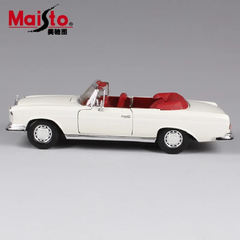 Bburago 1:18 литой под давлением сплав старинная Модель автомобиля игрушки для Benz 280