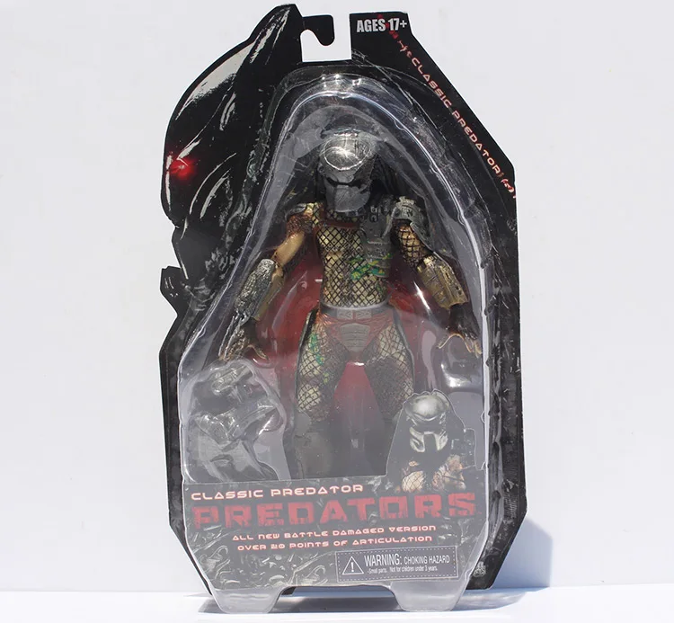 3 шт./лот NECA Хищник Классический Хищник 25th anniversary Jungle Hunter ПВХ фигурка Коллекционная модель игрушки " 20 см