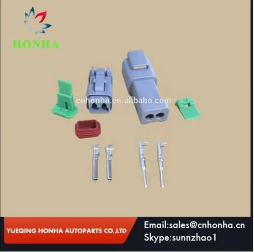 10 комплектов DT06 2S 2 контакта Штекерный разъем для электрического провода