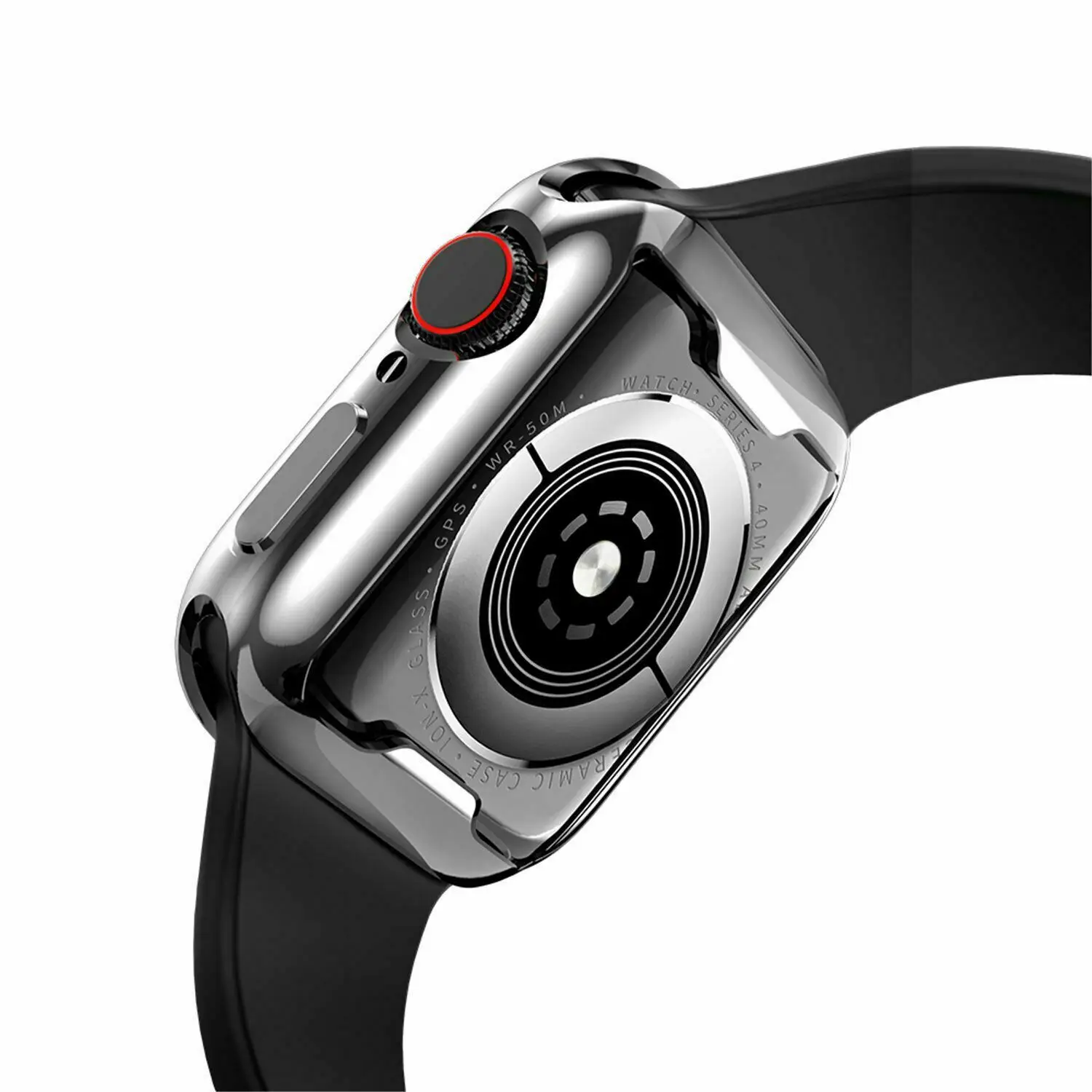 Оригинал HOCO 360 градусов тонкий чехол для часов Apple Watch серия 4 мягкий прозрачный TPU