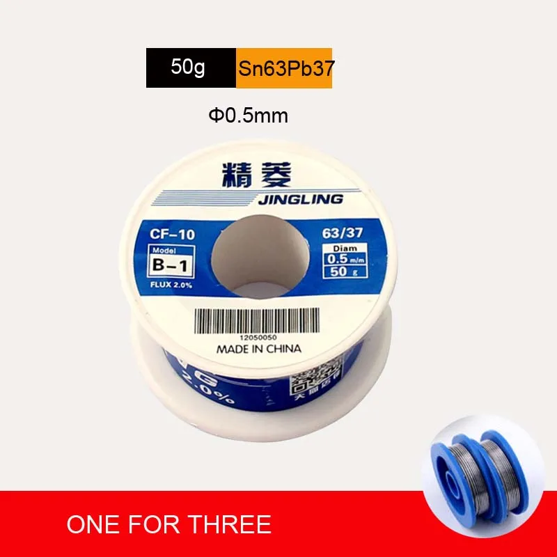 Solder Wire 0.5/0.6/0.8/1.0mm Flux 2.0% Tin Lead Melt Core Soldering Roll | Инструменты