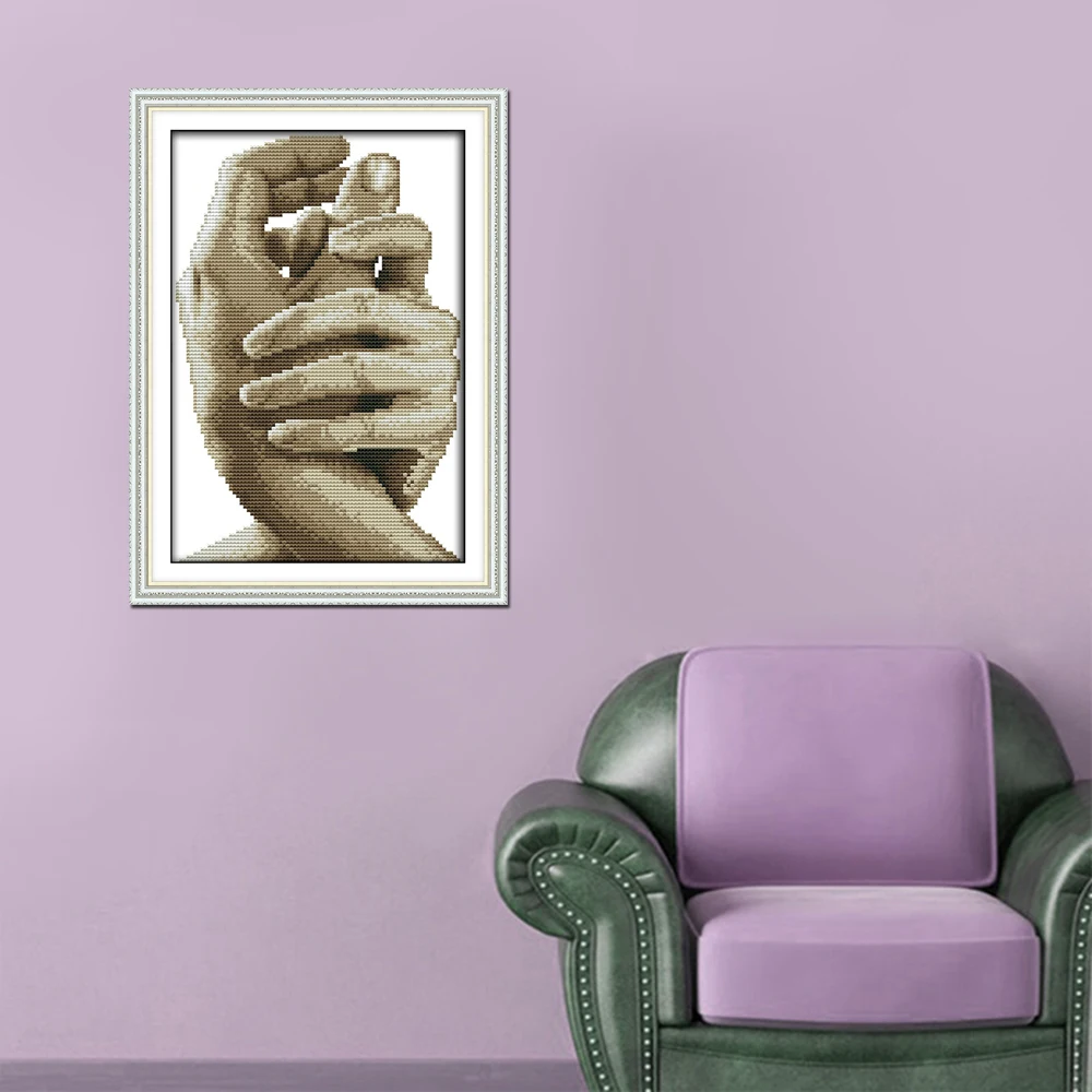 Joy Sunday Great Mutual-hand sprit DMC Счетный Китайский Набор для вышивания крестиком Набор для вышивания вышивка рукоделие